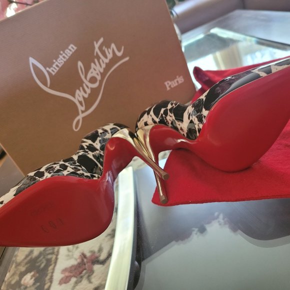Authentic Christian Louboutin Marble Pumps - Picture 4 of 4